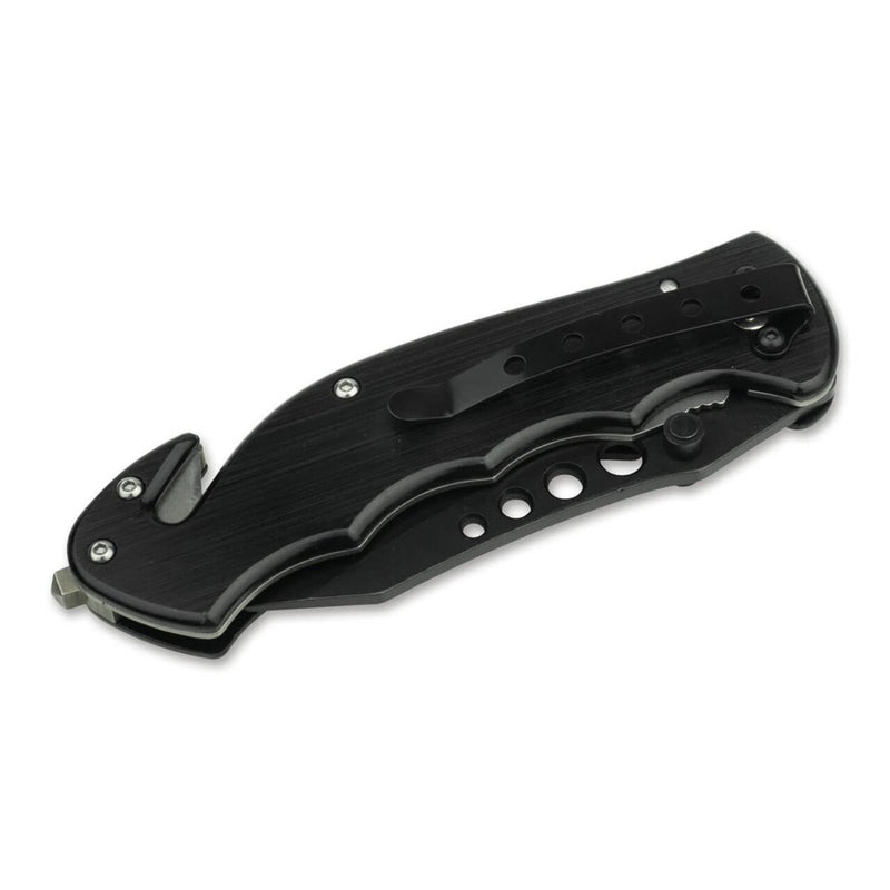 BOKER SPECIAL SPECIALE TANTO Pocket Pocket KIFE 440A ALLUMINUM ACCIAIO BLACK