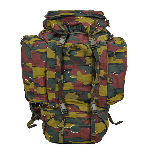 Originale Belgian Military 120L Backpack Tactical Gizzone Camo Borsa impermeabile Nuovo