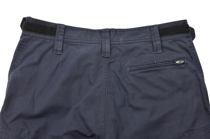 Pantaloni da lavoro dell'esercito olandese originali uniformi di lavoro da lavoro pantaloni regolabili zip blu blu