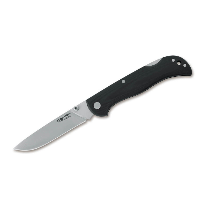 FOX KITS Brand Italia Model 500 Black Pocked Knife Acciaio inossidabile