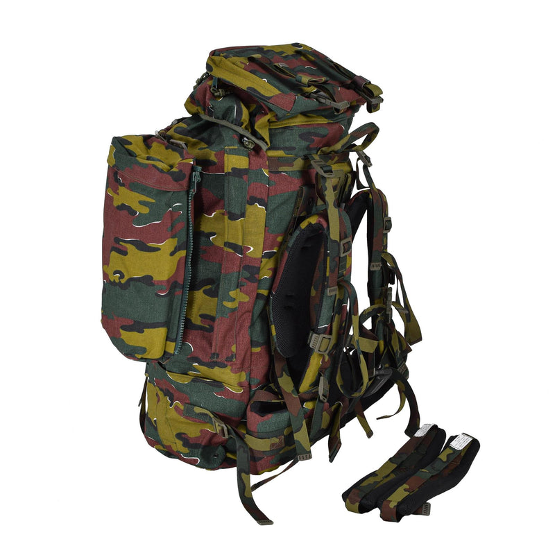 Originale Belgian Military 120L Backpack Tactical Gizzone Camo Borsa impermeabile Nuovo