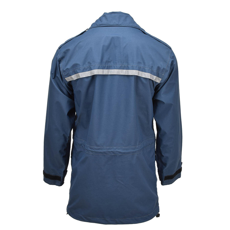 Giacca da pioggia originale delle forze dell'aria reale britannica Goretex Raf Wet Weather Coat blu