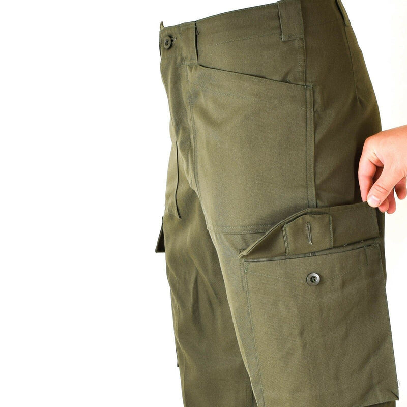 Pantaloni dell'esercito austriaco autentici M65 O.D Calza di combattimento militare Olive BDU