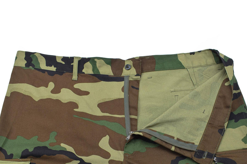 Pantaloni cargo militari italiani originali combattono i pantaloni camo di bosco nuovi