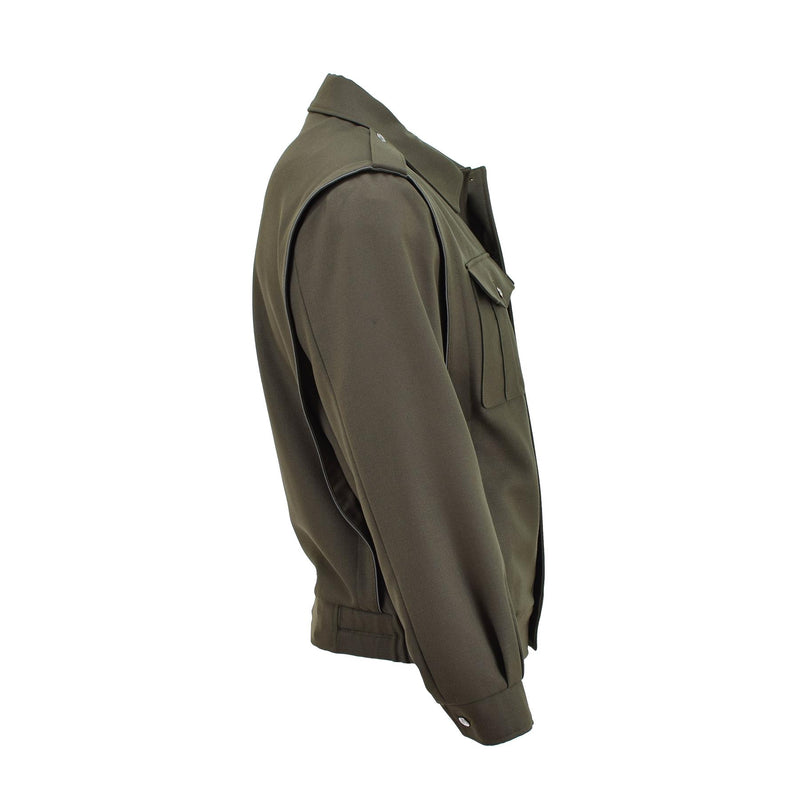 Giacca di camicetta militare ceca originale Truppe di campo Casualmente Olive Blouson Nuovo