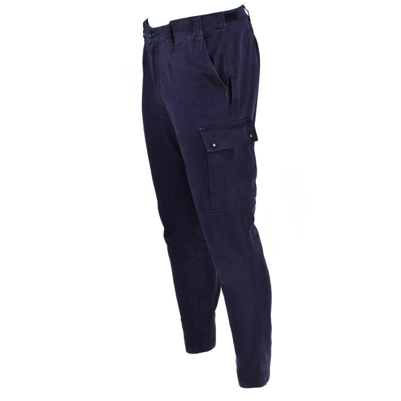 Pantaloni dell'esercito olandese genuino combattere i pantaloni della missione tattica militare blu