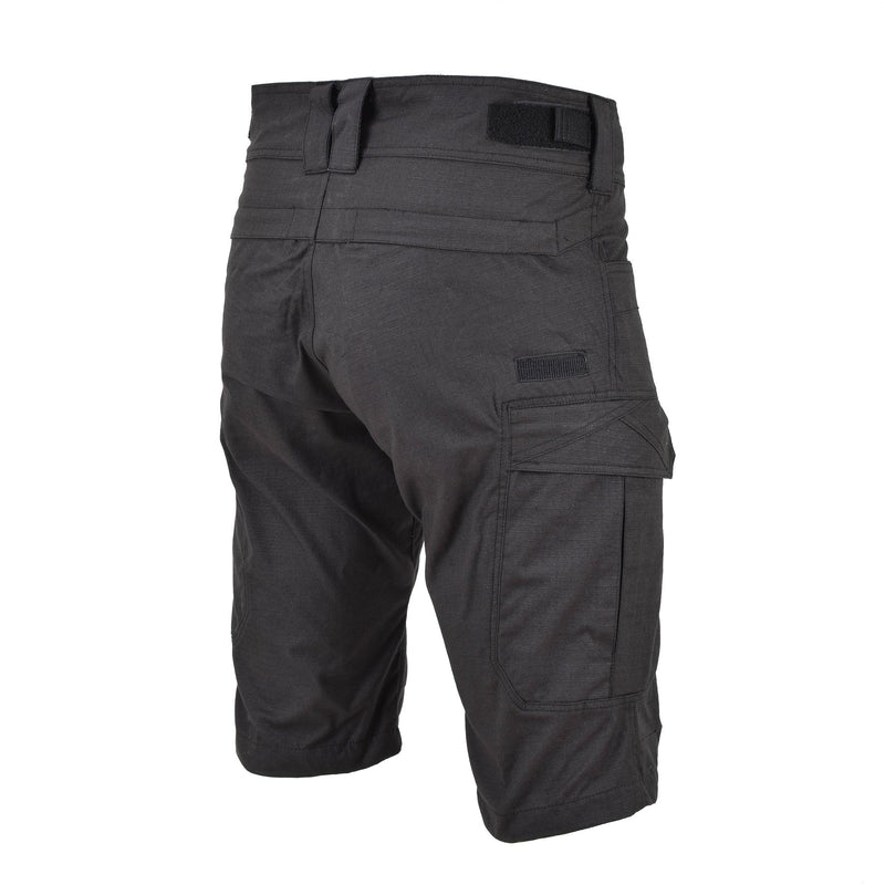 MFH Brand Shorts in stile militare Bermuda Black Black Robdy Cotton Ripstop Uniform Nuovo