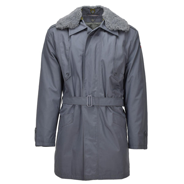 Original Ceca militare M85 giacca da campo parka in stile grigio lineare invernale