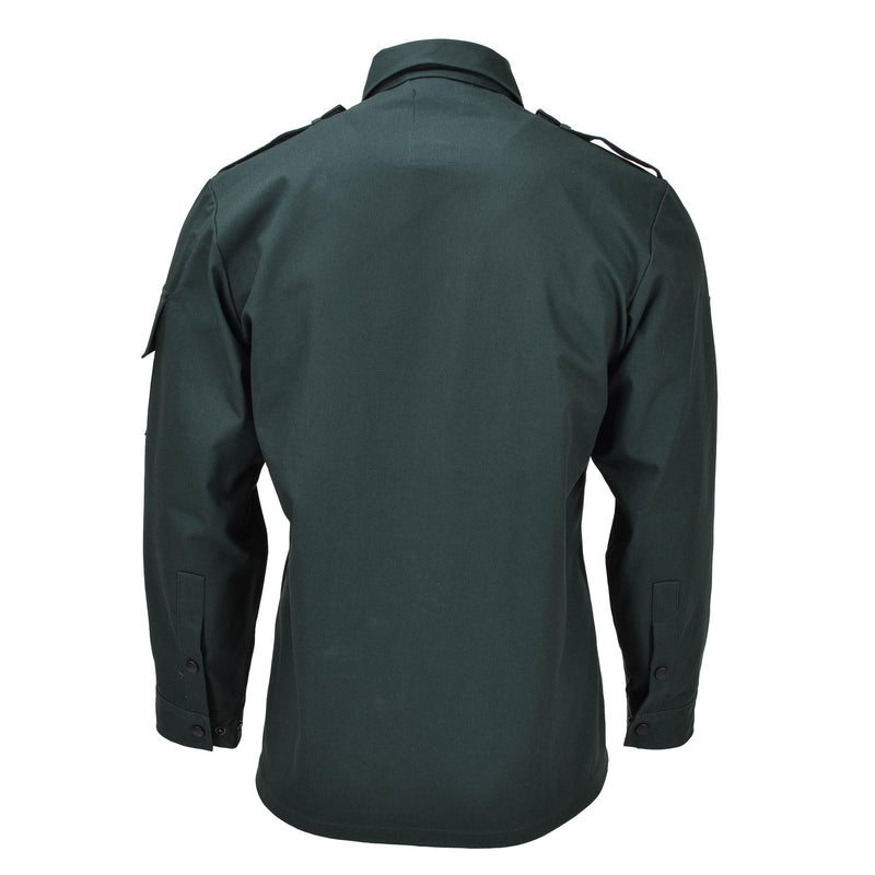 Shirt verde militare olandese originale pesante combattimento tattico manica lunga nuova