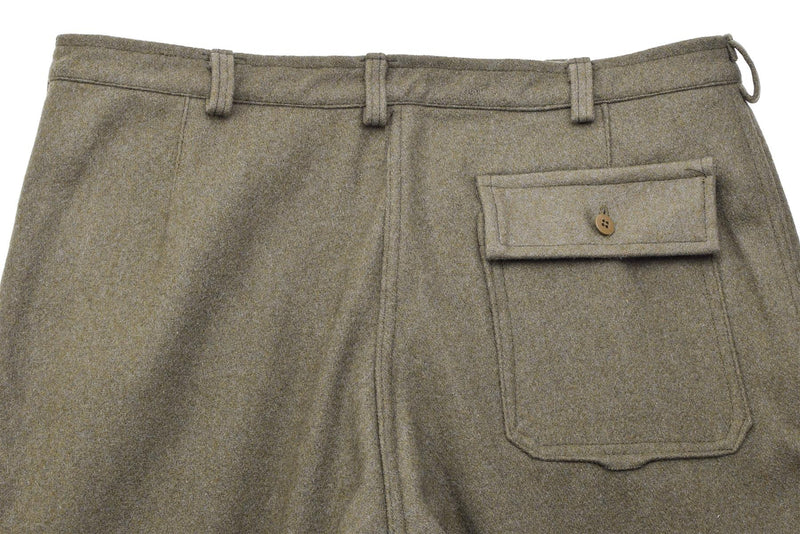 Venti pantaloni formali militari italiani Italiani Olive Wool Dresser Dresser Army