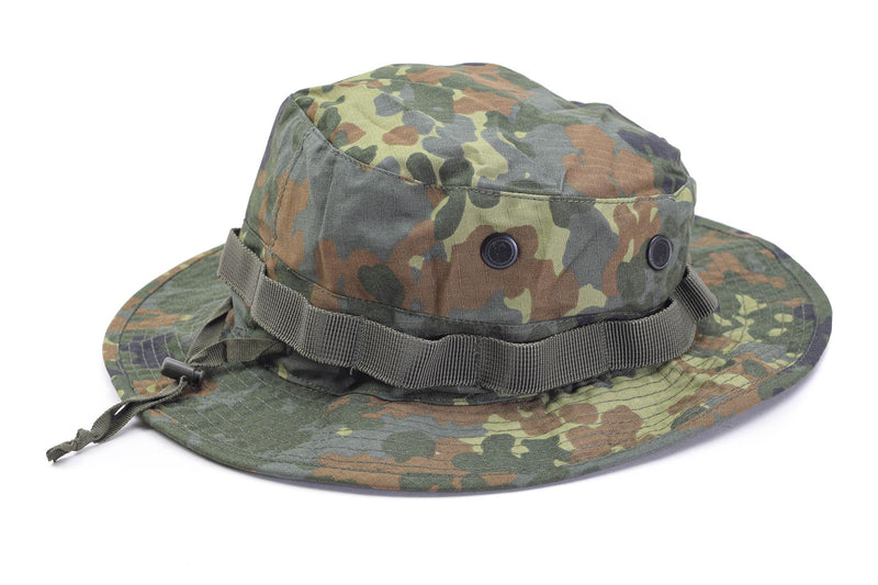 Mil-Tec Brand Style Military Style Ripstop Boonie Hat Lightweight Flecktarn Army Cap