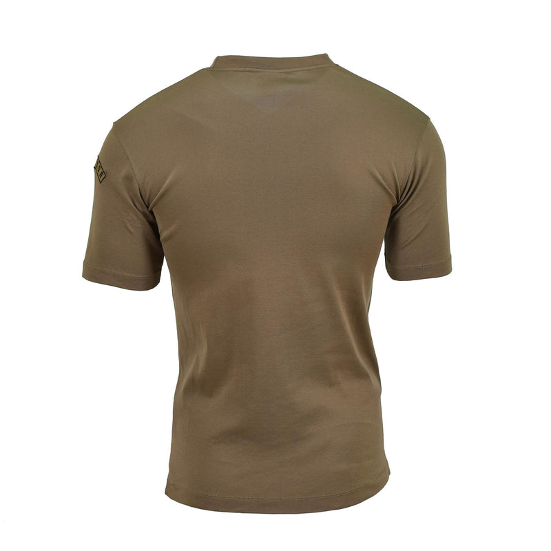 T-shirt originali dell'esercito svizzero kaki Surplus di camicia sportiva traspirante veloce