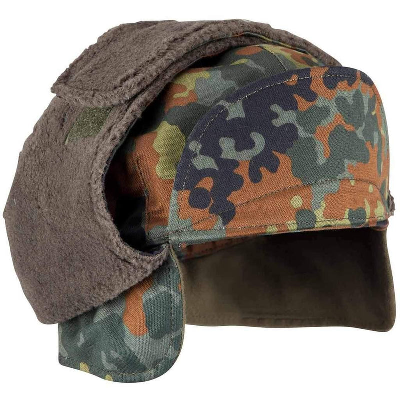 Guido berretto da pila invernale militare dell'esercito tedesco Flecktarn Hat Cold Weather