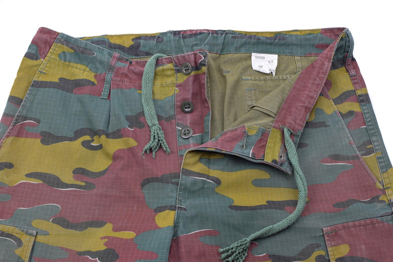 Pantaloni da combattimento del campo dell'esercito belga originale Pantaloni rob stop surplus militare