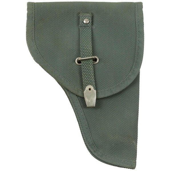 Holster di pistola militare italiana originale tela grigia tenuta regolabile pistola compatta