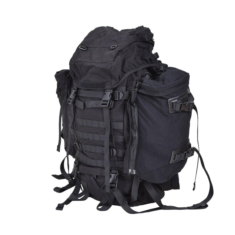 Backpack militari olandesi olandesi originale da campeggio da campeggio daypack 40+20 litri neri