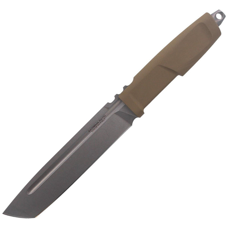 Gigante del rapporto estremo Mamba HCS Multipurico Tanto Blade N690 Acciaio a bordo logo