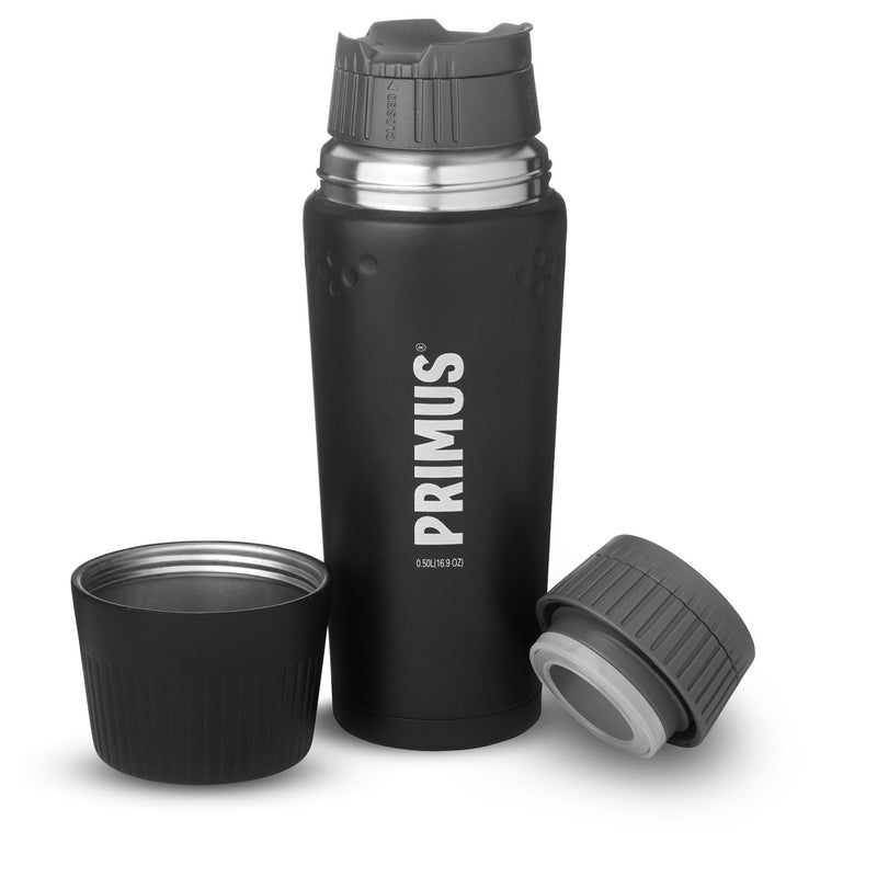 Primus Trailbreak Vacuum Bottle 500 ml 24 ore di ritenzione fredda Black Mate