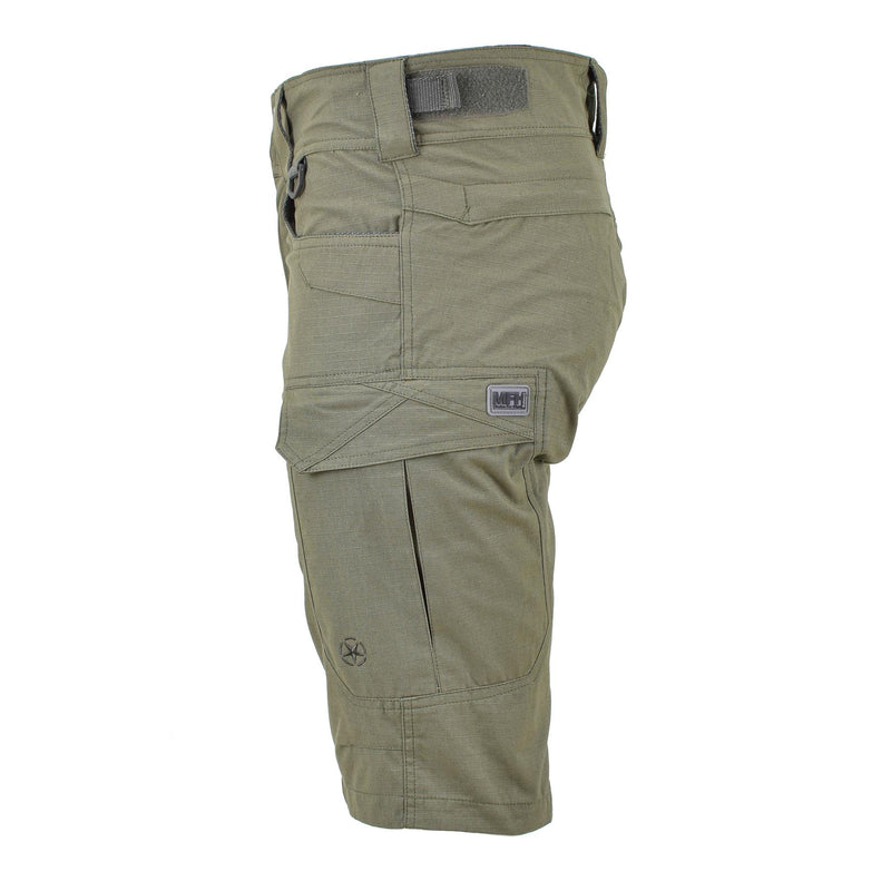 MFH Brand Shorts in stile militare Bermuda Bermuda in cotone robusto Ripstop Olive Uniform Nuovo