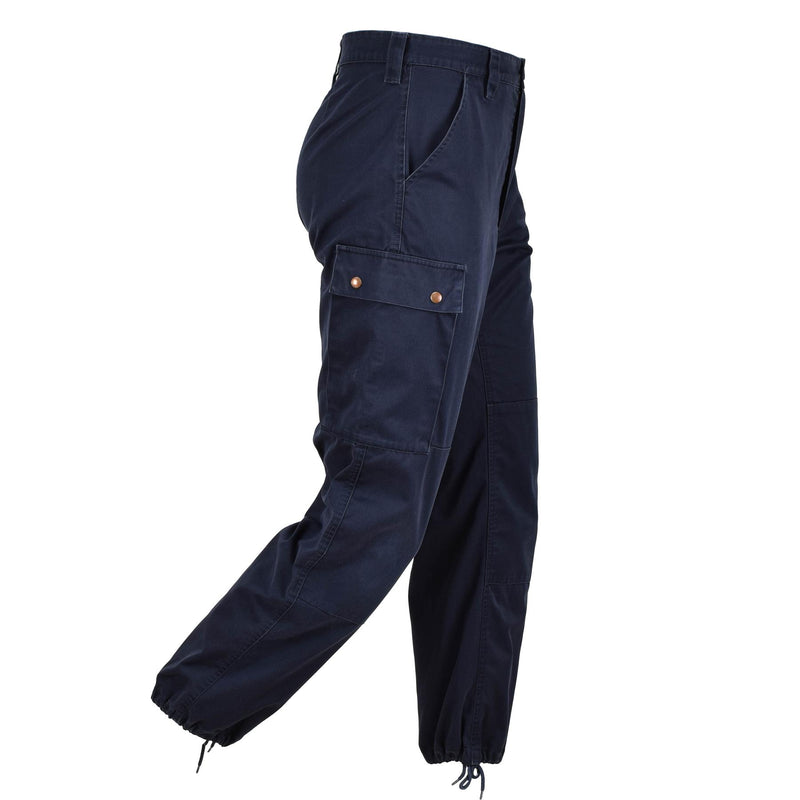 Pantaloni da lavoro modello di polizia blu militare francesi originali f1