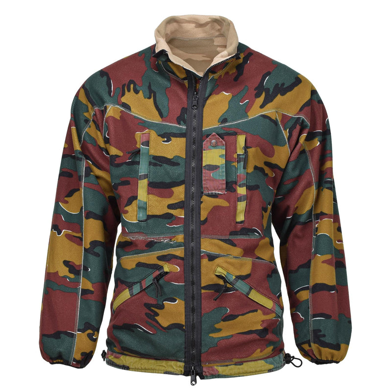 Giacca in pile di pile del belga originale reversibile Windstopper Bdu Jigsaw Jumper