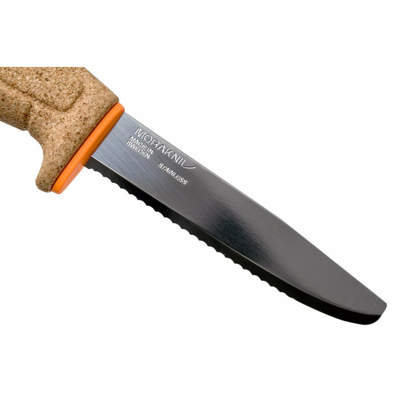 Morakniv Flowing Knife Serrato arancione in acciaio inossidabile a lama fissa universale