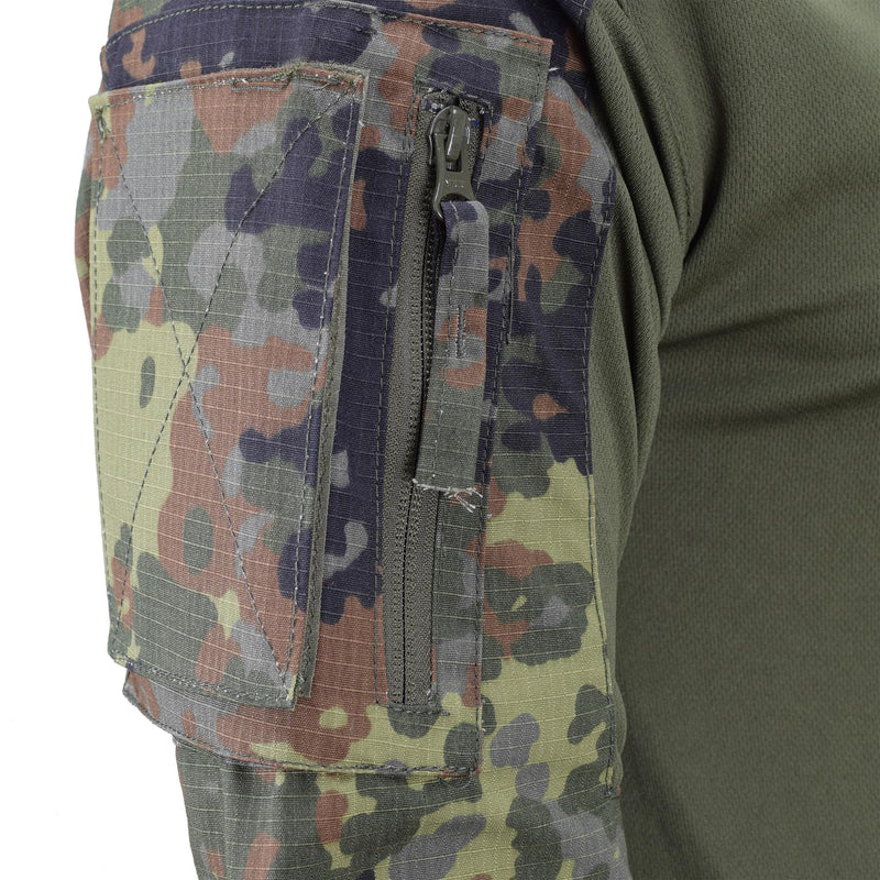 Marca tacgear camicie tedesche in stile esercito truppe biancheria intima flecktarn camo