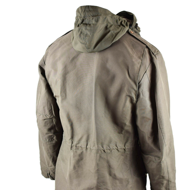 Gucca vera dell'esercito austriaco M65 Giacca Goretex Military Olive Parka impermeabile