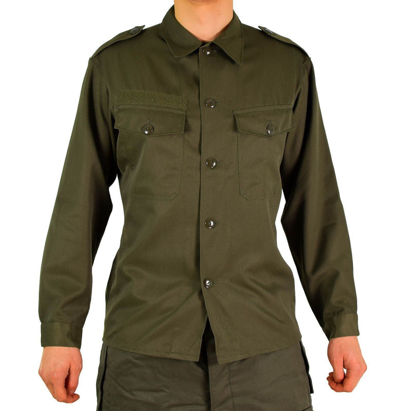 Shirt da combattimento dell'esercito BH austriaco originale militare oliva verde bdu field nuovo