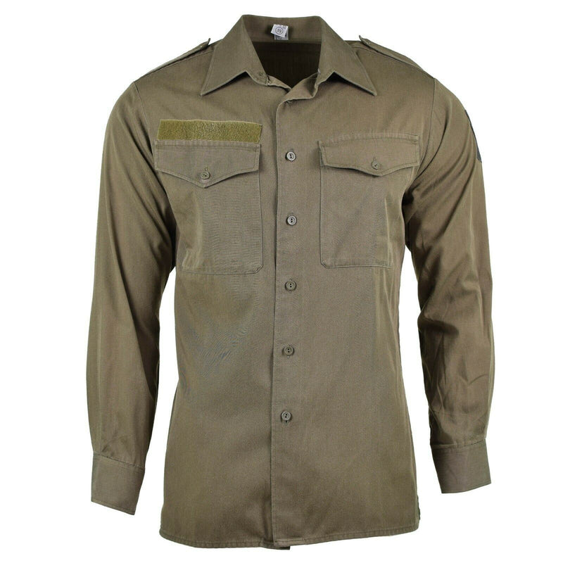 Guida camicia dell'esercito austriaco M65 O.D Combat militare a maniche lunghe BDU