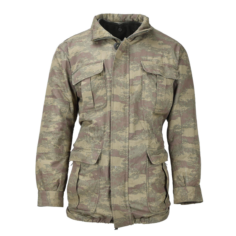 Giacca originale dei paracadutisti militari turchi parka camo mime