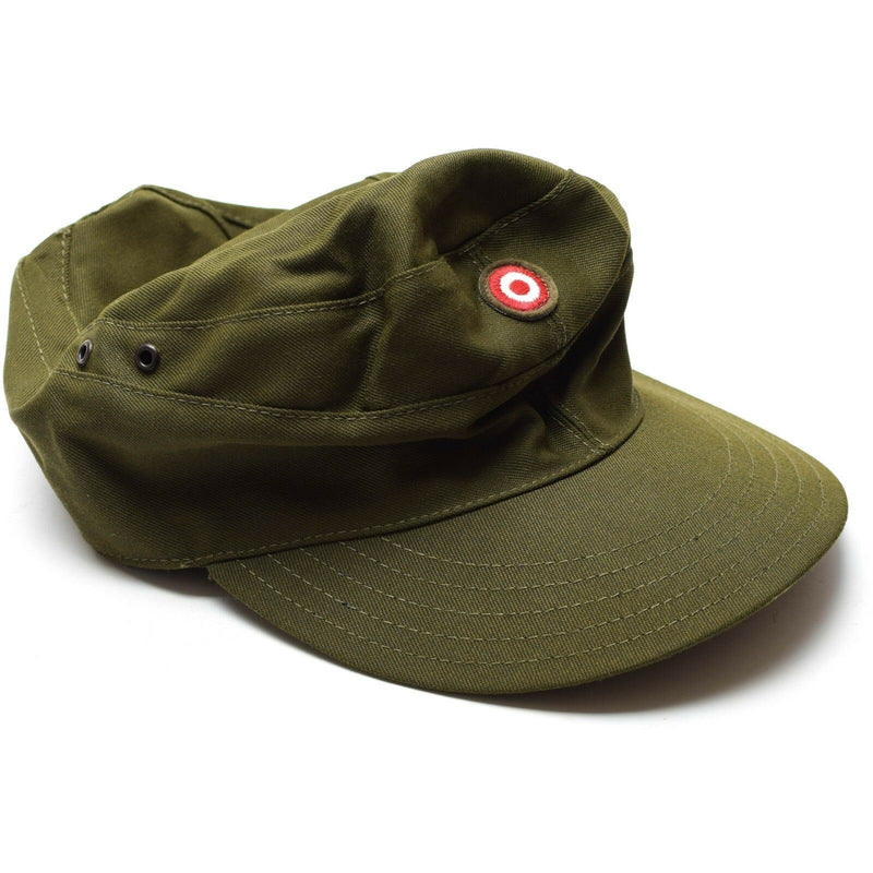 Cap da campo militare dell'esercito austriaco originale Austria Cappello Oliva Drab O.D Nuovo