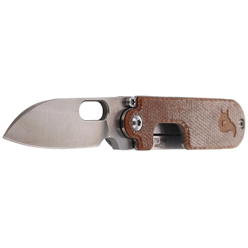 Fox Knives Bean Gen2 Pockeding Knife Pocket Micarta Manico in acciaio inossidabile 440c