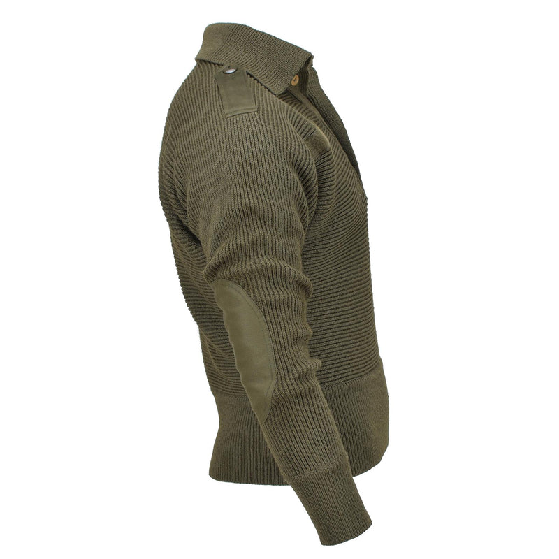 Pullover alpino militare austriaco originale Magitato a maglia rinforzata traspirante