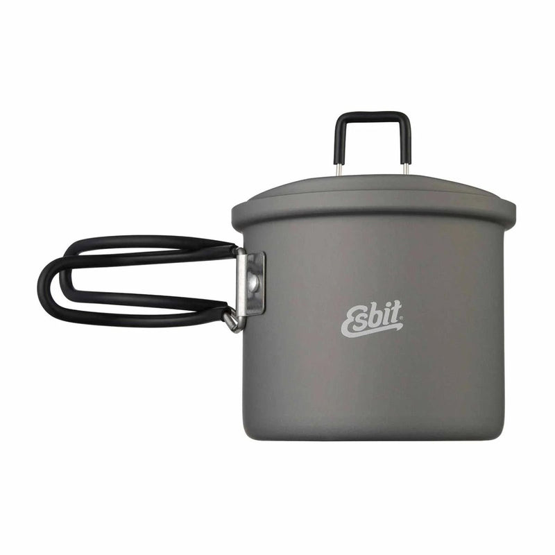 Esbit POT LEGGE POTTO 625 ml CAMPING HARD ANODISE ANODISE ALLUMINUM GREE