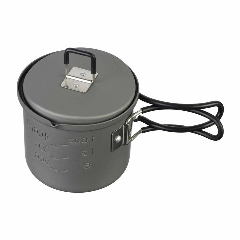 Esbit POT LEGGE POTTO 625 ml CAMPING HARD ANODISE ANODISE ALLUMINUM GREE