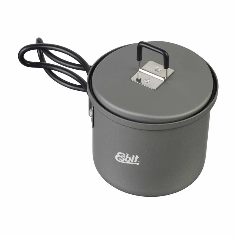 Esbit POT LEGGE POTTO 625 ml CAMPING HARD ANODISE ANODISE ALLUMINUM GREE