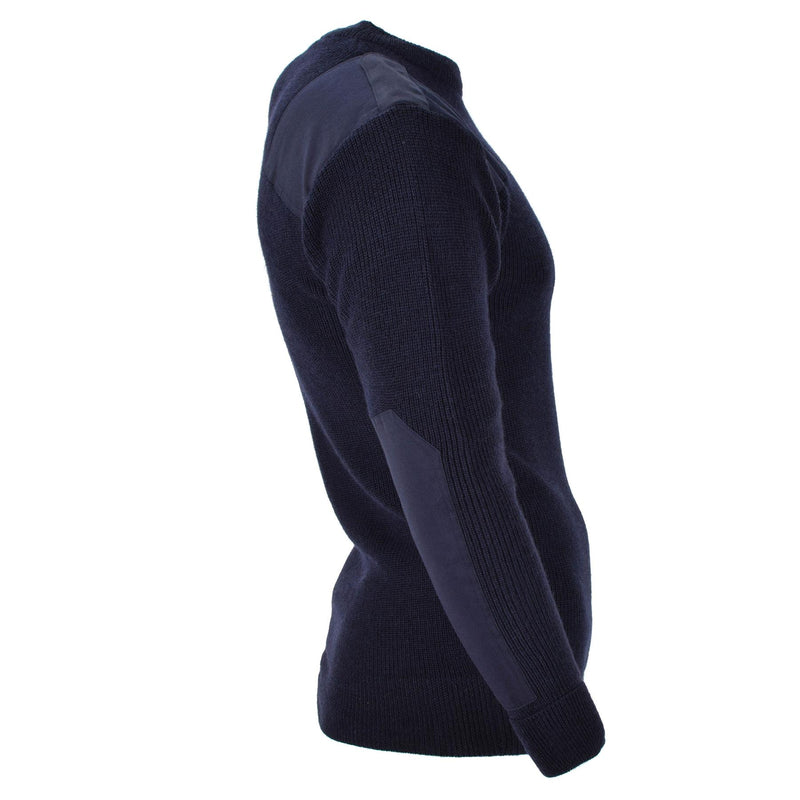 MIL-TEC Brand Men Swater Pullover tedesco Pullover Commando Jumper Navy Blue Sweater Wool