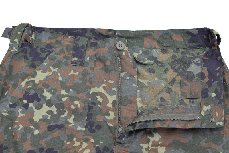 MIL-TEC Brand Style Military Flecktarn BDU Commando pantaloni leggeri RipStop