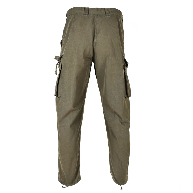 Pantaloni dell'esercito austriaco autentici RIP STOP OD COMPATTO MILITARI PANTERILI OLIVE BDU