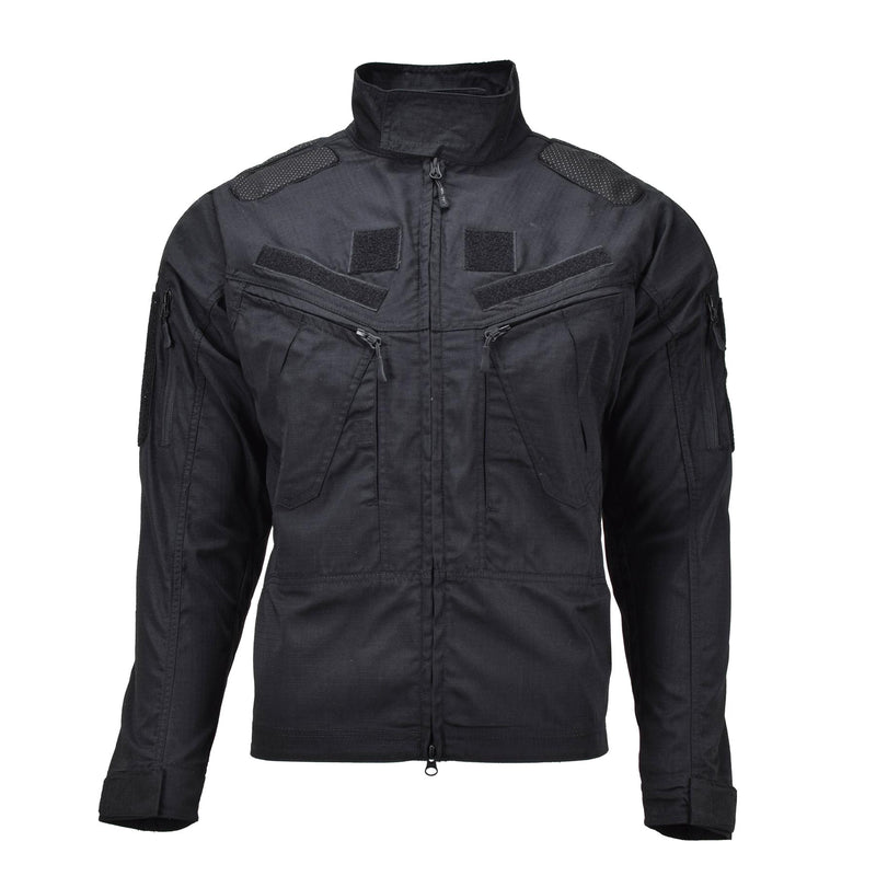 Mil-Tec Brand Army Style Black Chimera Jacket Black RIPSTOP Stretta camicie militari