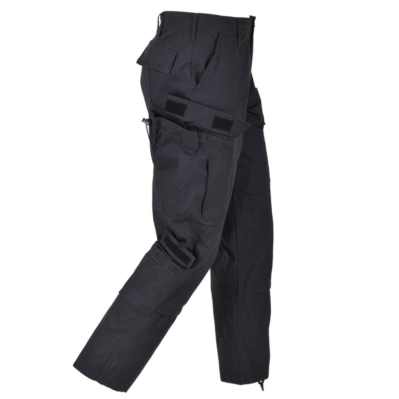 Mil-Tec Brand U.S. Army Style Black Black Pantaloni da combattimento Pantaloni a ripieno