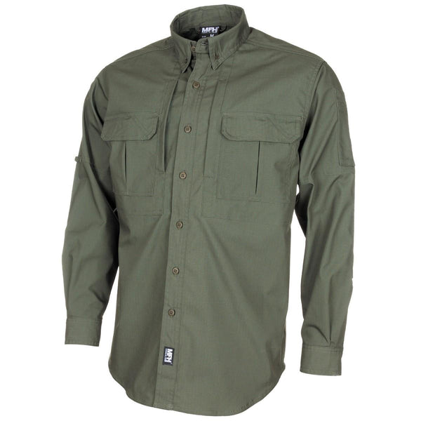 Camicie tattiche in stile MFH Brand Army TEFLON RIPSTOP Lightweight Olive BDU