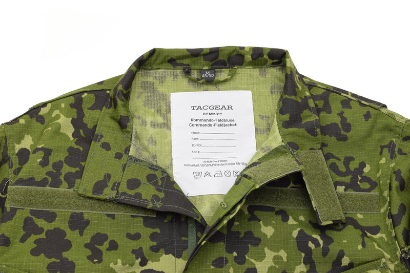 Tacgear marchio giacca da campo in stile militare danese Commando M84 camicie mimetiche