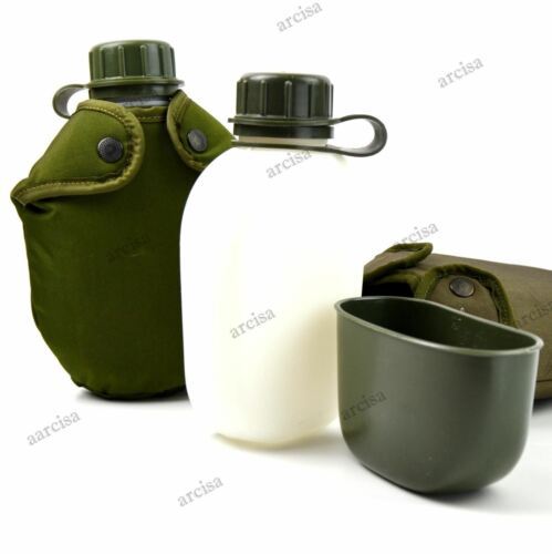 Original Flaking Flask M48 Norwegian Water Bottle Military Norway