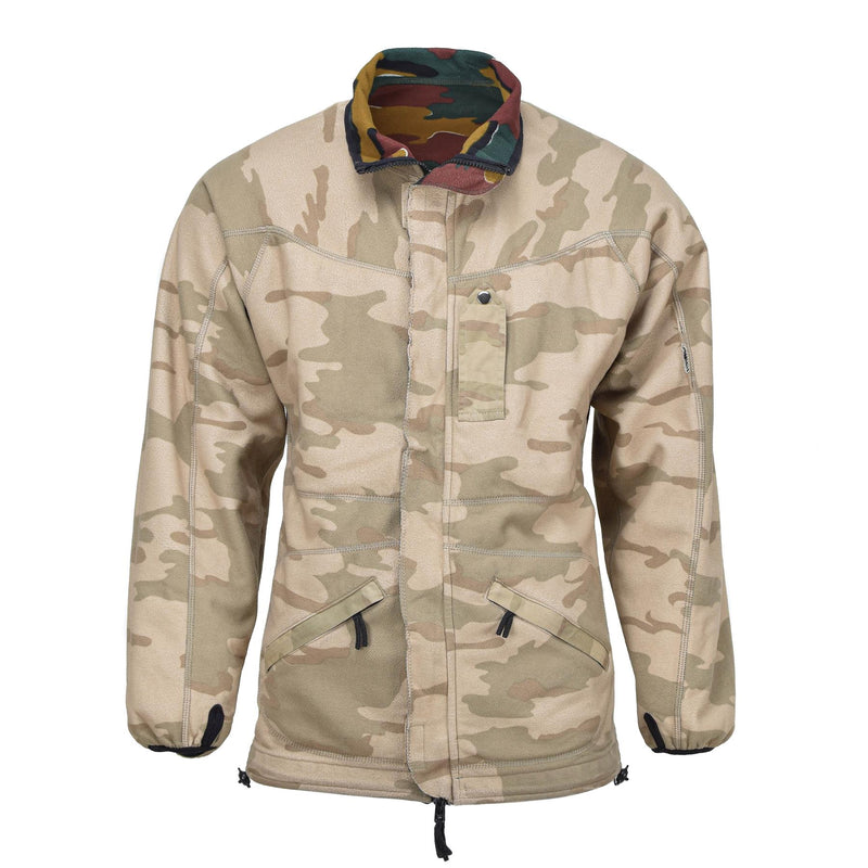 Giacca in pile di pile del belga originale reversibile Windstopper Bdu Jigsaw Jumper