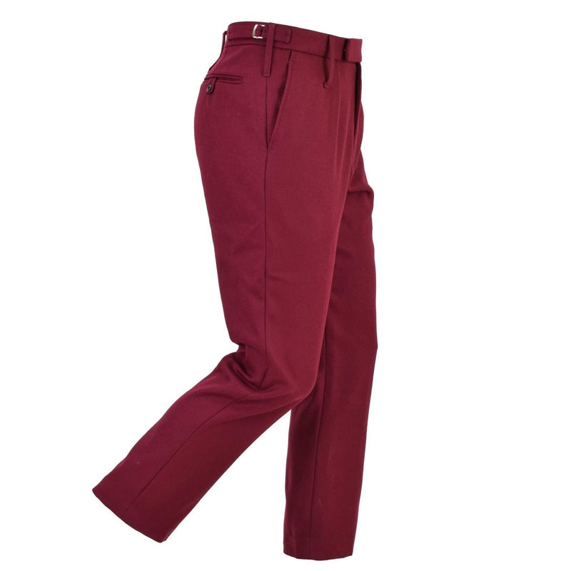 Vestiti di pantaloni veriosi dell'esercito britannico Royale Hussars pantaloni Bordeaux