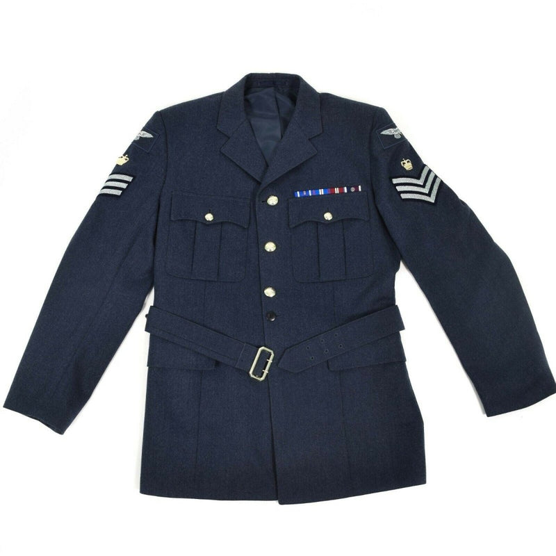 Guida vera e propria giacca formale militare britannica Air Force RAF Blue Military Nuovo nuovo