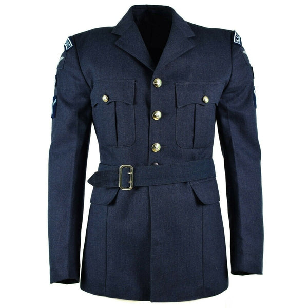 Guida vera e propria giacca formale militare britannica Air Force RAF Blue Military Nuovo nuovo