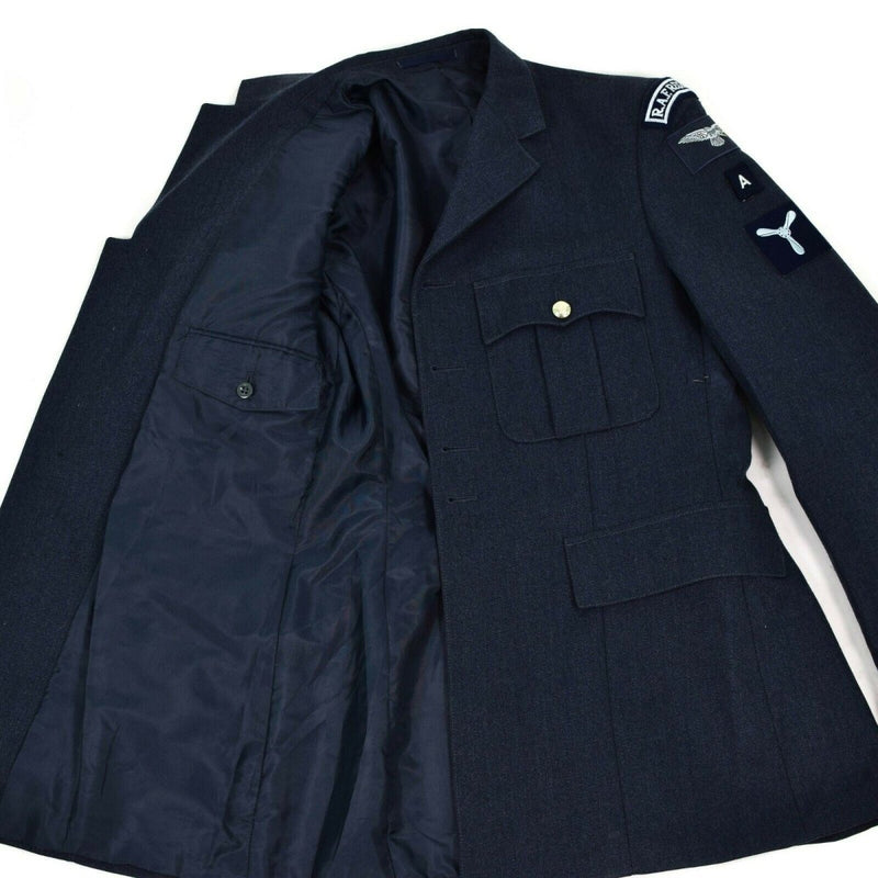 Guida vera e propria giacca formale militare britannica Air Force RAF Blue Military Nuovo nuovo